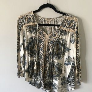 Lucky Brand 3/4 sleeve